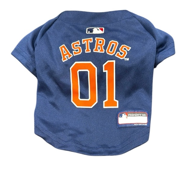 Houston Astros Dog Jersey – XS – #01 – Officially Licensed by Pets First… - Picture 2 of 3